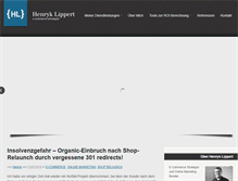 Tablet Screenshot of henryklippert.com